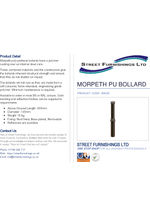 Morpeth PU Bollard data sheet