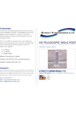 Telescopic Mole Post M0013 - Datasheet