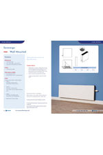 Sovereign wall mounted product leaflet