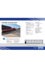 Tracked sliding gates