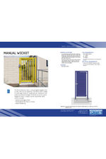 Wicket pedestrian gate