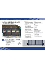 Platinum bi-parting bi-folding gate LPS1175 