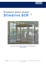 Slimdrive SCR data sheet