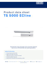 TS 5000 ECline data sheet
