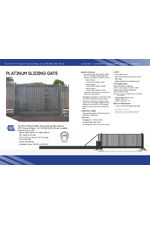 Platinum LPS 1175 sliding gate
