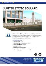 Terra Jupiter PAS 68 static bollard