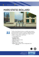 Terra Mars PAS 68 static bollard