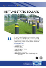 Terra Neptune PAS 68 static bollard