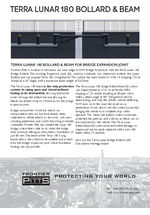 Terra Lunar 180 bollard and beam data sheet