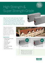 Higher Strength Grade Blocks data sheet
