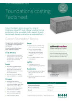 H+H Foundations costings factsheet