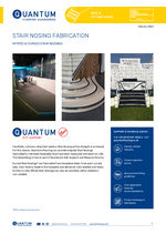 Stair nosing fabrication curving data sheet