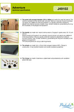 Adventure - J49102 technical specification