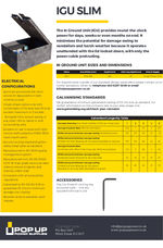 IGU Slim data sheet