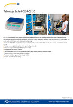Tabletop Scale PCE-PCS 30