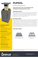 PUPS04 service unit - Datasheet