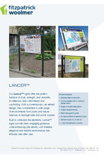 Lancer™ signage - technical specifications