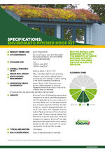 Enviromat Pitched Roof data sheet