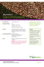 Rejuvenator Autumn/Winter lawn feed 