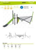 Climbing play structure - Data sheet