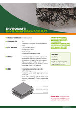 Enviromat Drainage Mat Spec Sheet