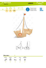 Sloop Boat Themed Playground Equipment - Datasheet