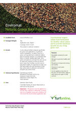 Enviromat natural green roof feed