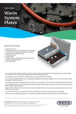 Wavin Comfia System Plates Data Sheet