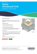Wavin Comfia Ultraboard Mesh Panel Data Sheet