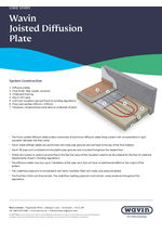 Wavin Comfia Joisted Diffusion Plate Data Sheet