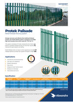 Protek® Palisade high-security fencing