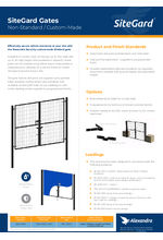 SiteGard Non Standard Datasheet