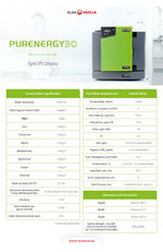 Purenergy 30 data sheet
