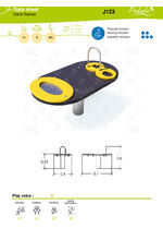 Sieve - Sand play table - J123 data sheet