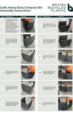 Callis Heavy Duty Compost Bin
Assembly Instructions