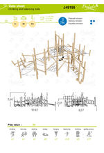 Climbing and balancing trails - XXL Mikado - J49195A data sheet