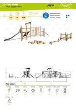 Nature wooden multi-play unit J4934 data sheet