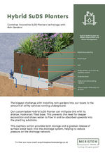 Hybrid SuDS Planter product spec