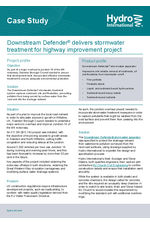 Project - downstream defender case study m4 highway junction 16