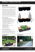 Dover Planter - 74028 data sheet