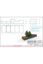 Puczynski Parklet - street furniture with integrated planting datasheet