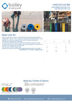 Miane litter bin