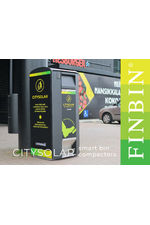 CitySolar solar-powered compacting smart bin
