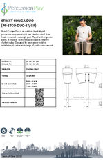 Street Congas Duo Spec Sheet