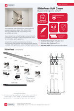 SlidePass Soft Close - Bypass sliding door system Data Sheet