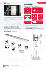 SlidePass 2 Bypass sliding door system Data Sheet