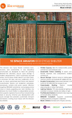10 Space Amazon Eco Shelter Specification Sheet