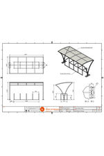 10 Space Chelsea Cycle Shelter CAD