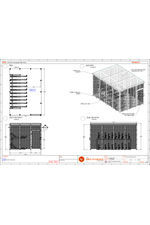 20 Space Impregnable Cycle Store CAD