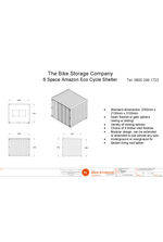 6 Space Amazon Eco Cycle Shelter CAD